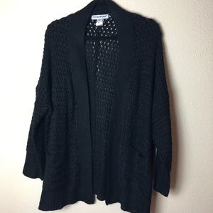 Cotton Emporium Black Knit Cardigan XL